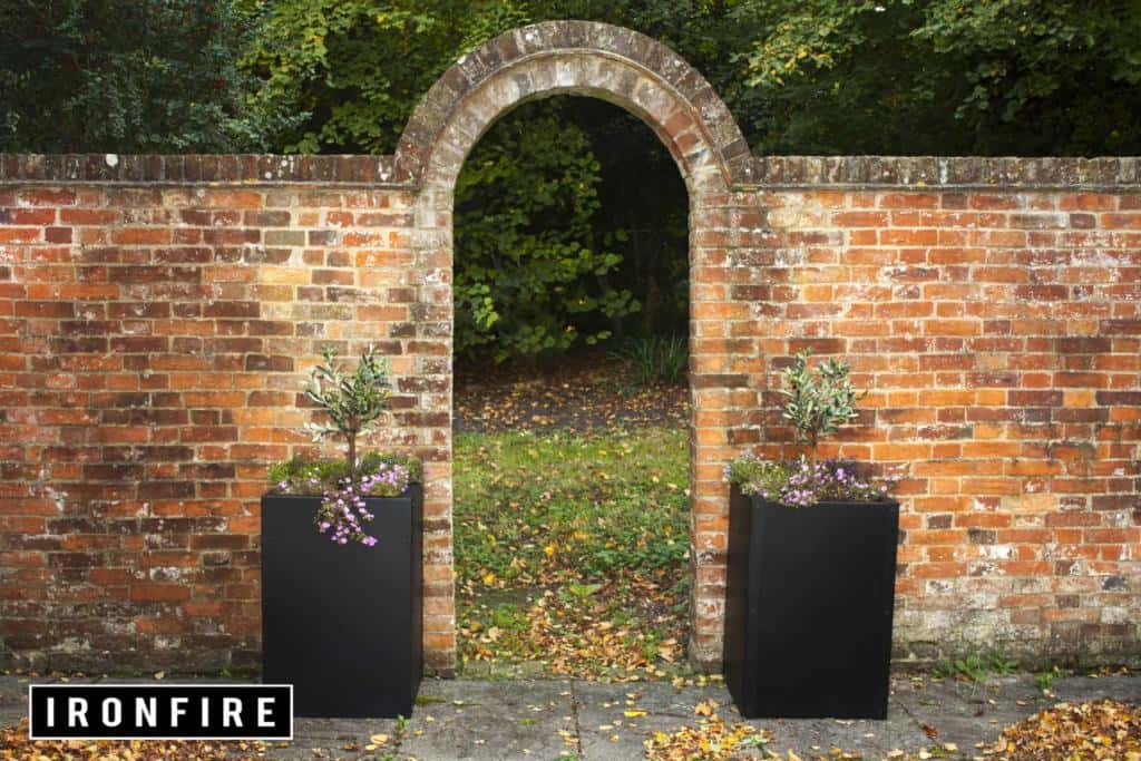 ironfire planters industrial style