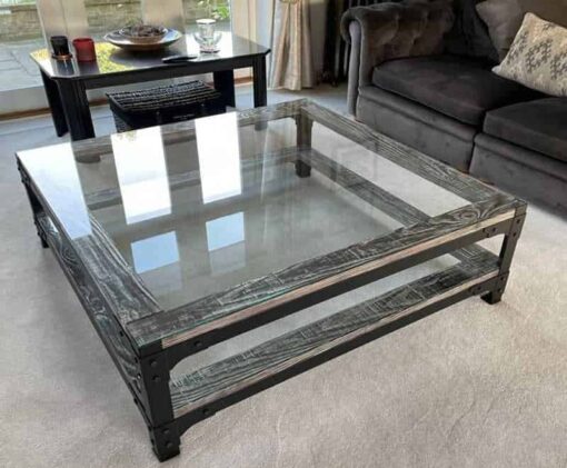 Infinity Coffee Table in a unique black and white