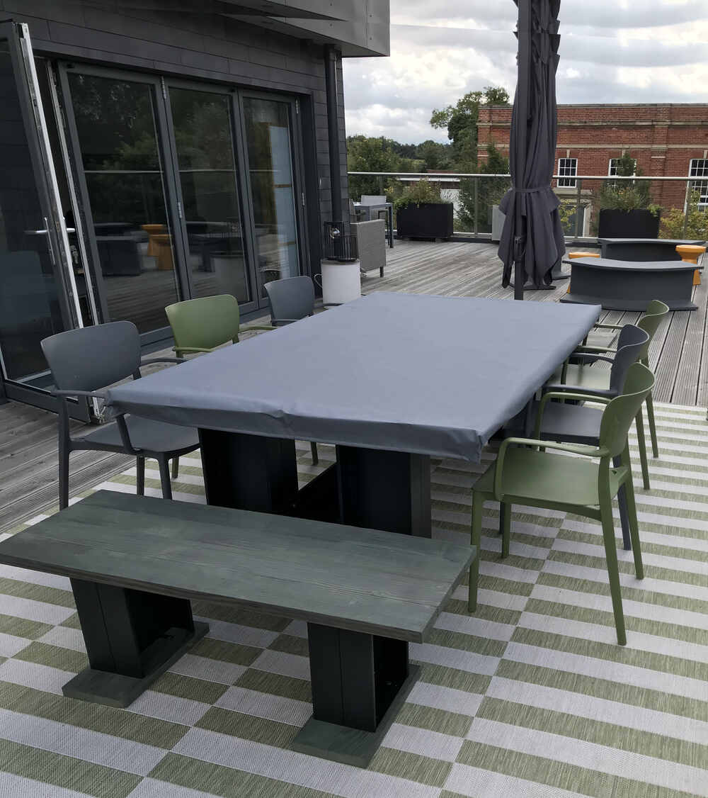 Extra Large Ironfire Outdoor Dining Table