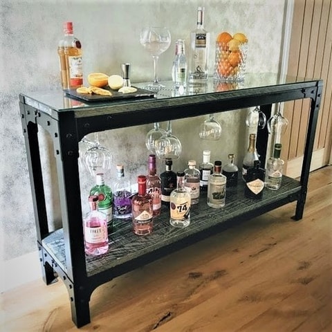 Ironfire grey gin table